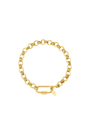 Stainless steel bracelet Gold color h5 