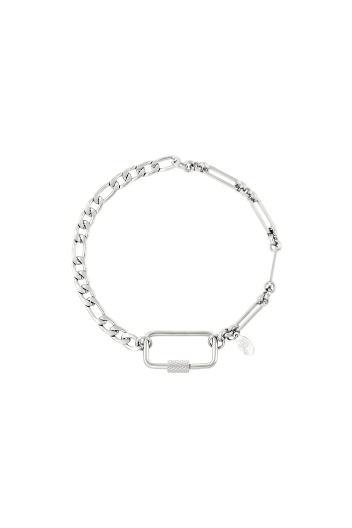 Stainless steel bracelet Silver color 