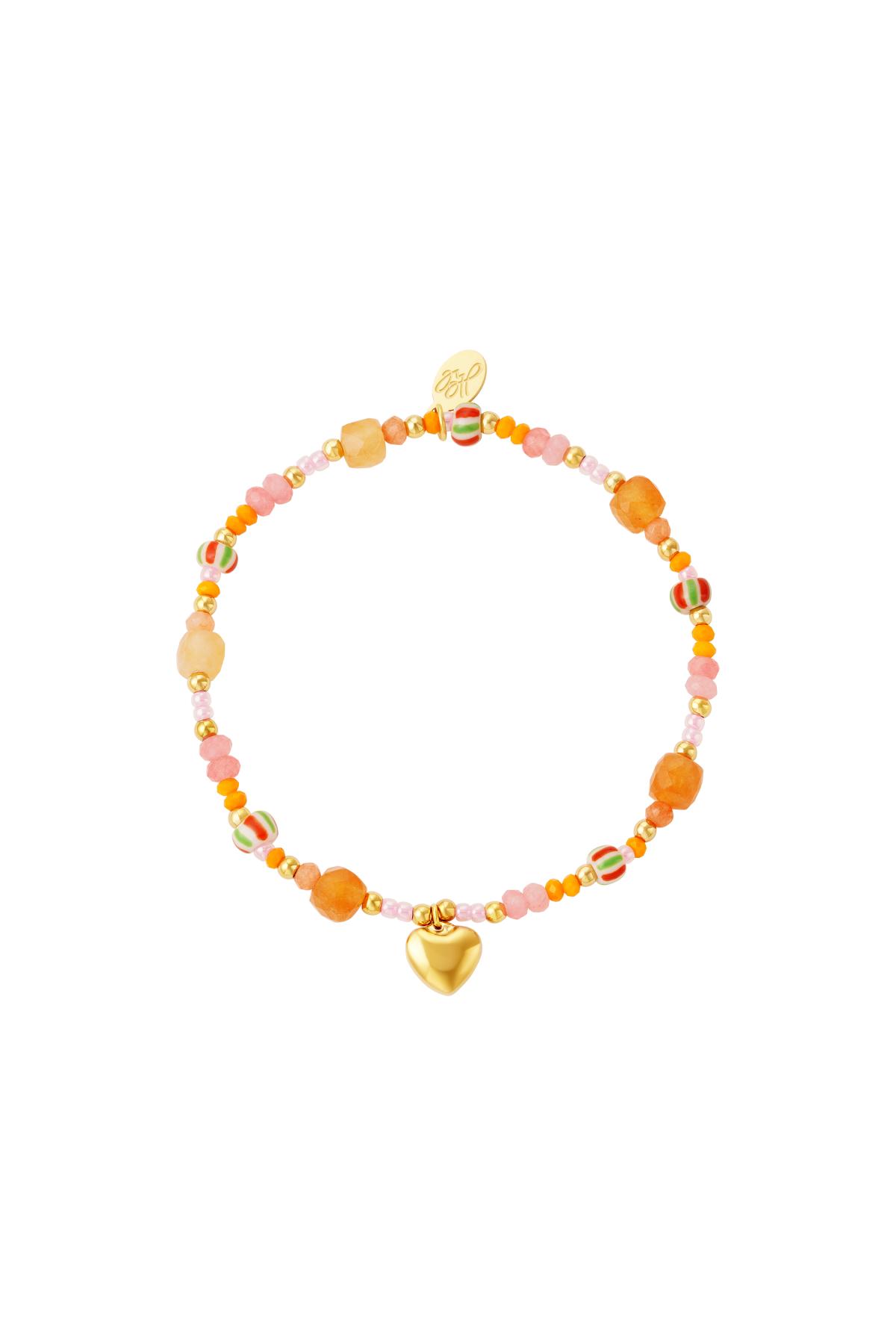 Beaded bracelet Rose Natural stones