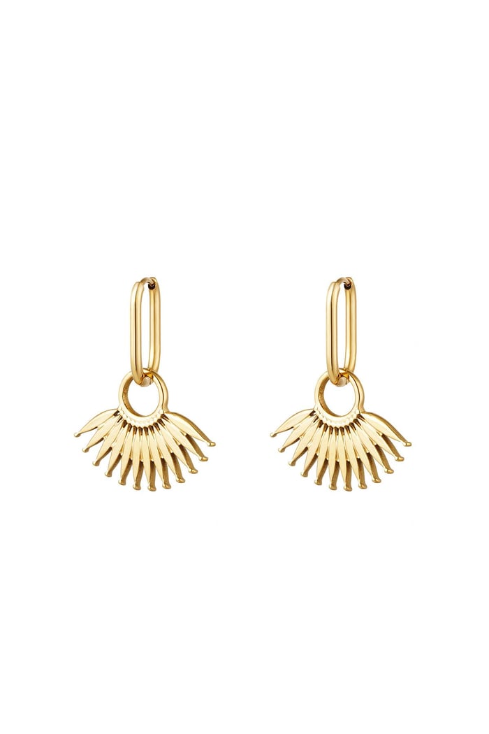 Stainless steel earrings Gold color 