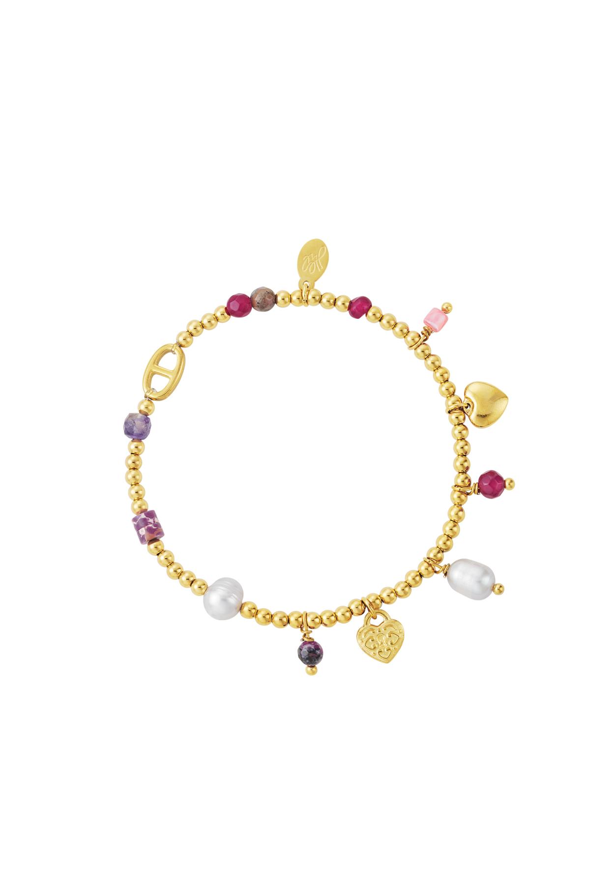 stainless steel bracelet beads the good life  