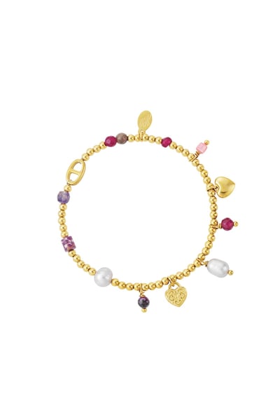 stainless steel bracelet beads the good life  h5 