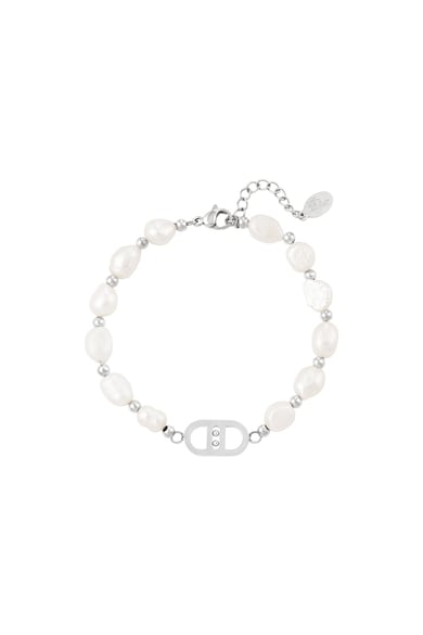 Good Life Armbandperlen Silber Edelstahl h5 