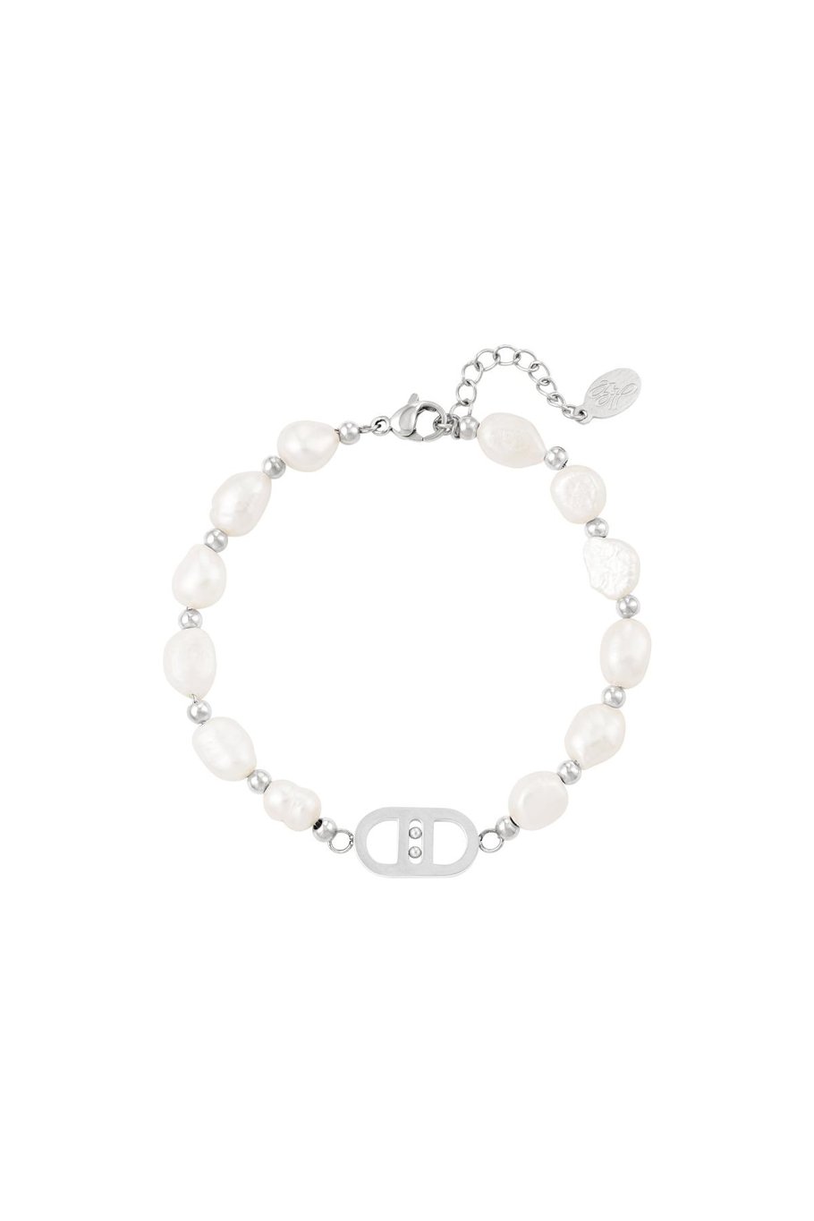 Good Life Armbandperlen Silber Edelstahl 