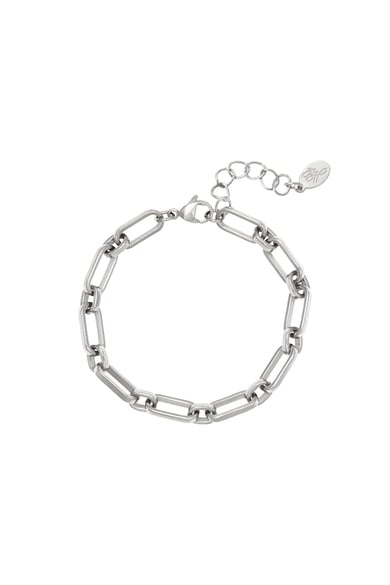 Chain bracelet Gold Color Stainless Steel h5 