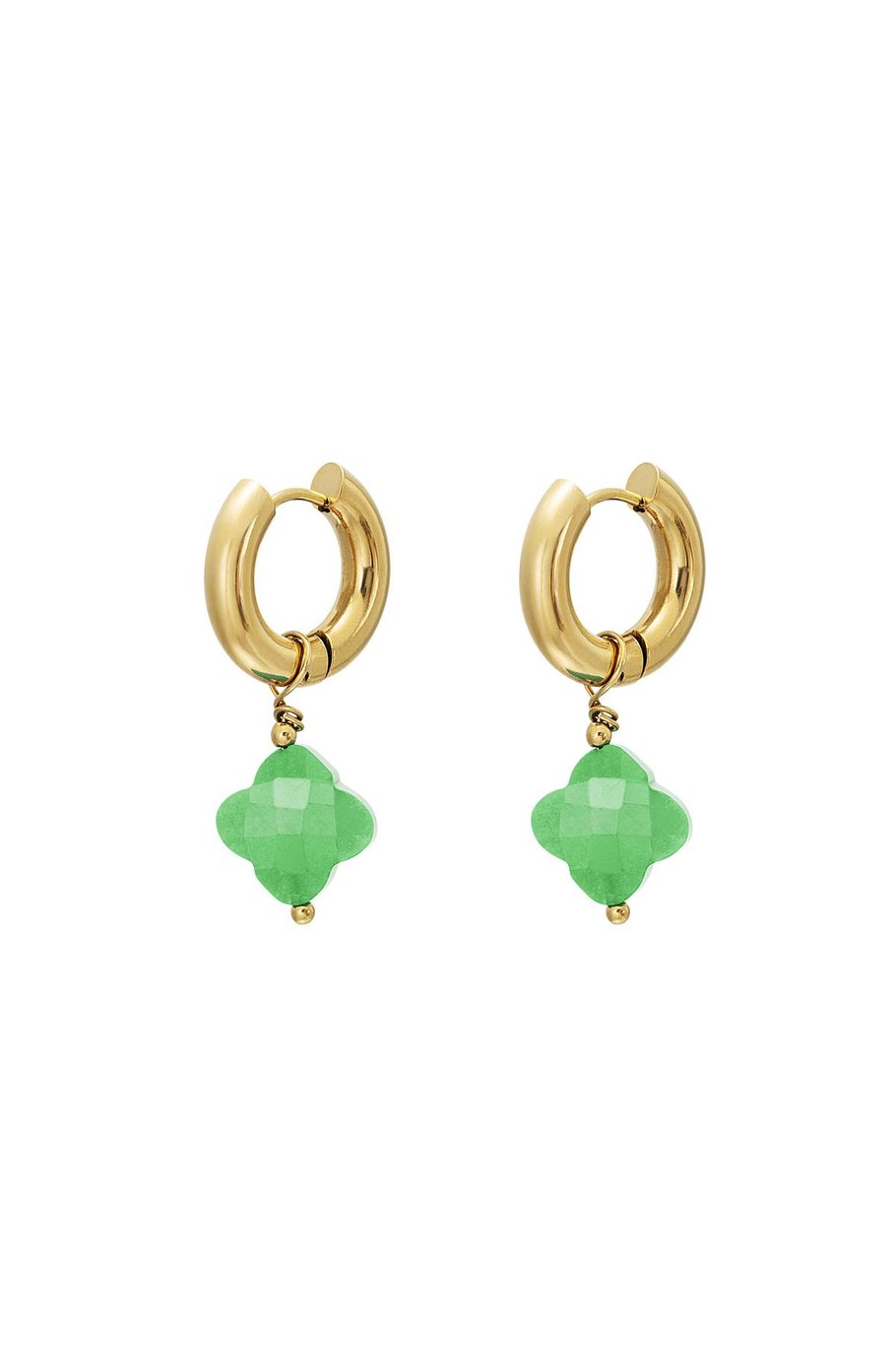 Clover earrings - #summergirls collection Rose Stainless Steel