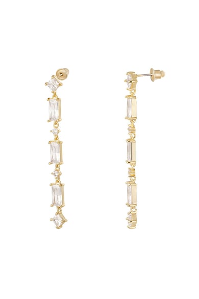 Ohrringe mit farbigen Steinen - Kollektion Sparkle Goldfarbe Kupfer h5 