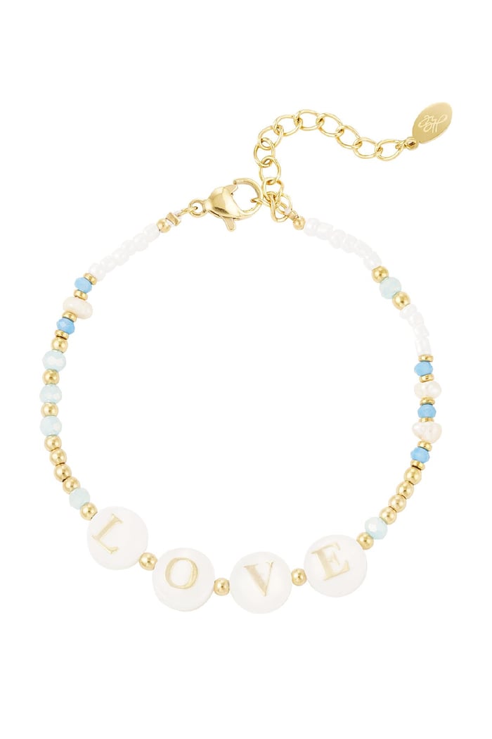 Love bracelet - Beach collection Gold Color Stainless Steel 