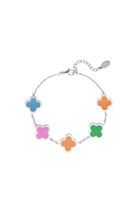 Bracelet lucky Silver Color Stainless Steel 2