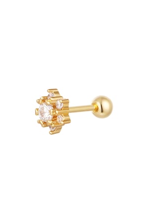 Piercing flower - Sparkle collection Gold Color Copper h5 Picture2