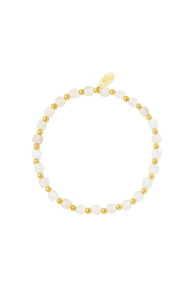 Bracelet Gold Color with stones Turquoise & Gold h5 