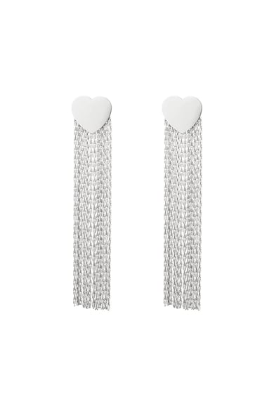 Statement-Ohrringe Herz Goldfarbe Edelstahl h5 
