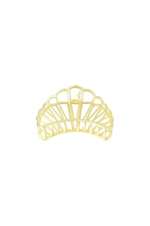 Hairclip Selma Vintage Gold Color Metal h5 