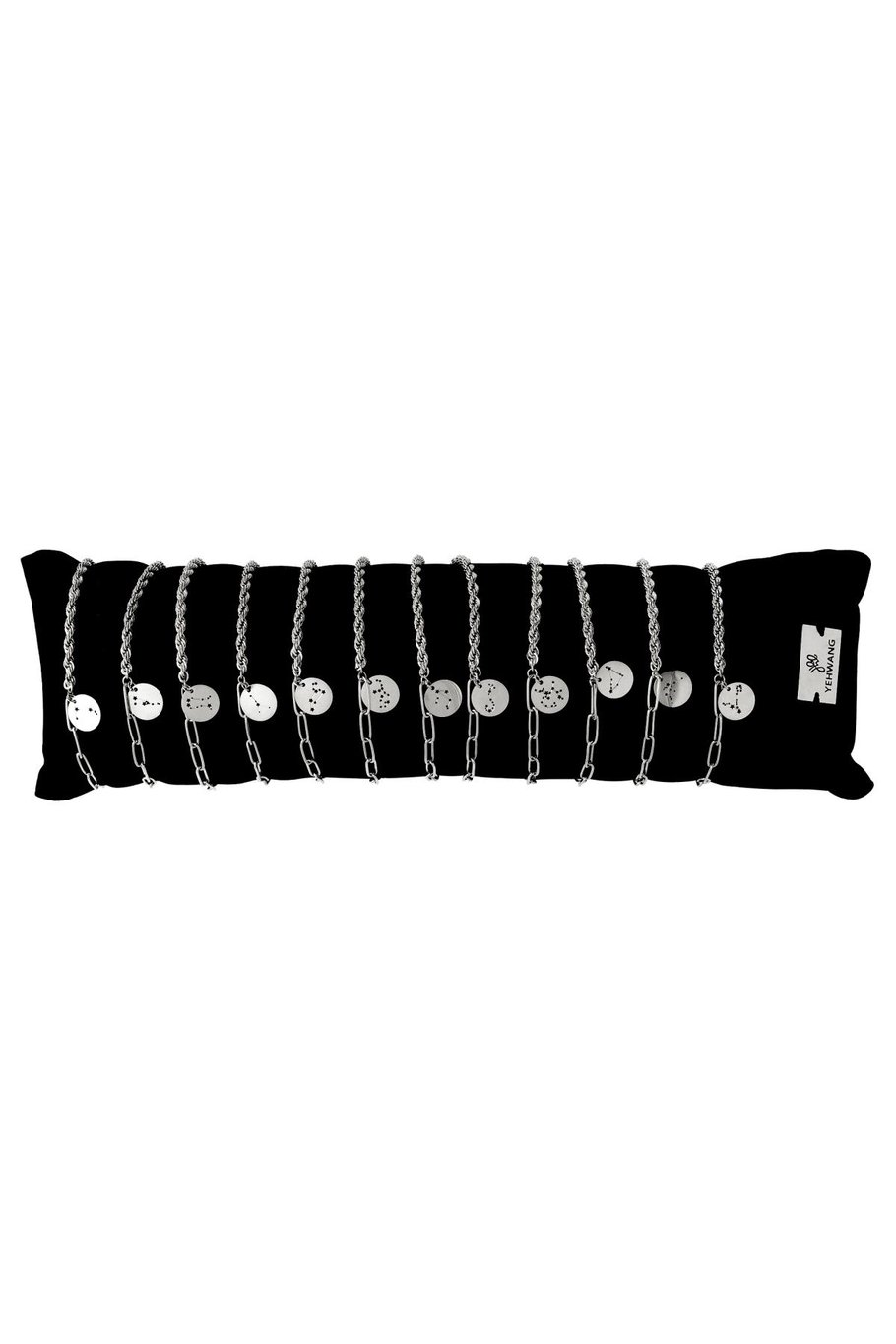 Conjunto de pulseras signos del zodíaco Plata Acero inoxidable 