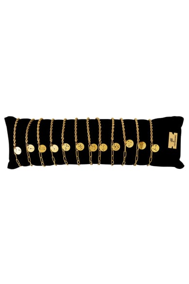 Impostare i segni zodiacali dei braccialetti Gold Stainless Steel h5 