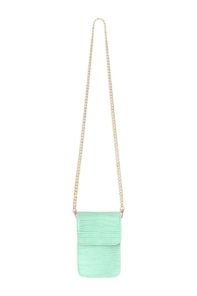 Tasche Croco On Me Grün Polyurethan h5 Bild3