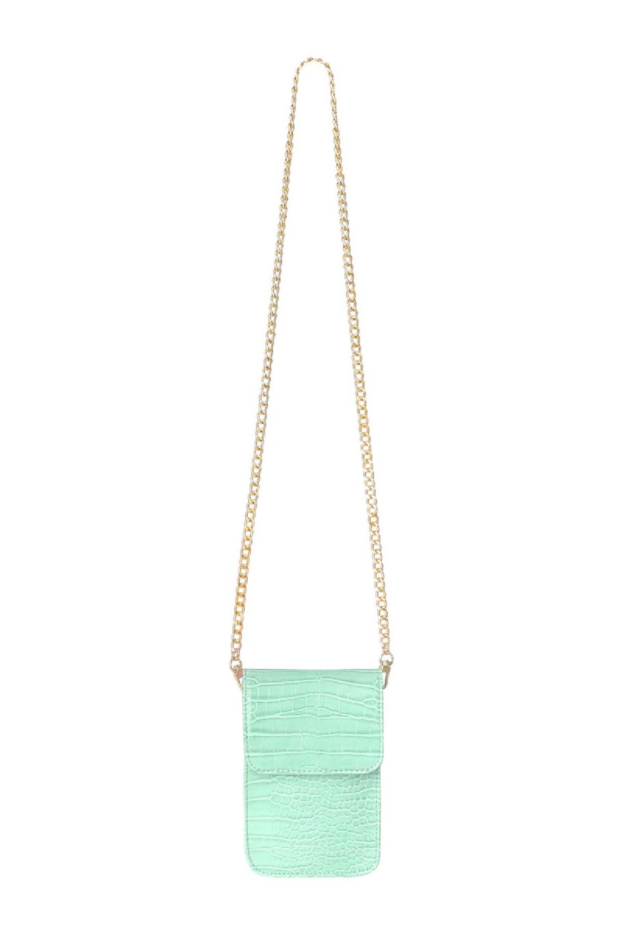 Tasche Croco On Me Grün Polyurethan Bild3