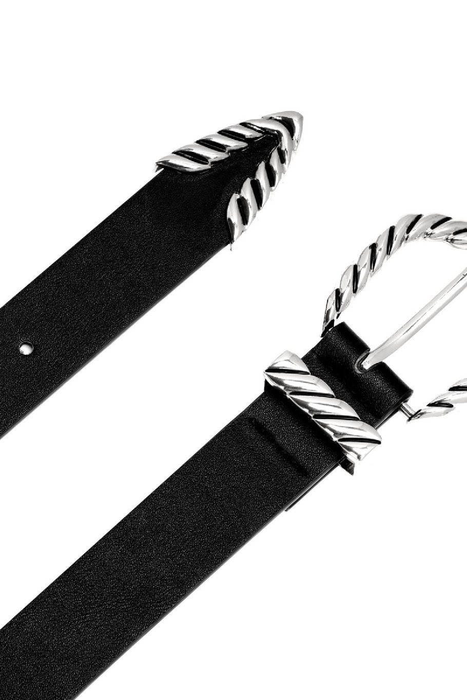 Ceinture Girl Boss Argenté Polyuréthane Image2