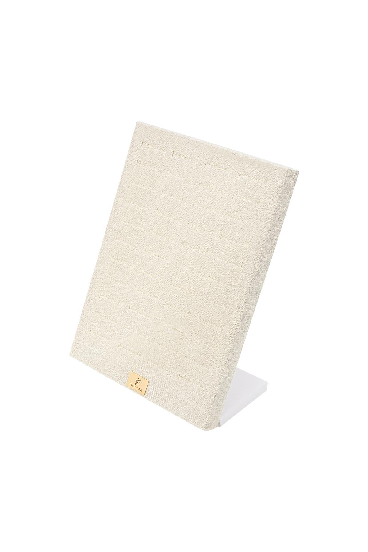 Ring Display Simplicity Beige Nylon