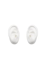 White / Display Ear Set White Plastic 