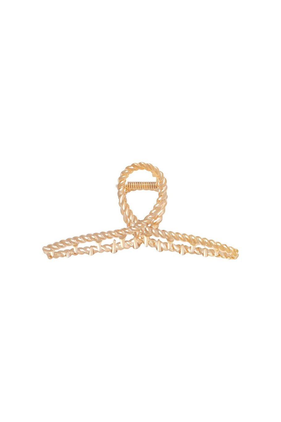 Hairclip Bobby Vintage Gold Color Metal 