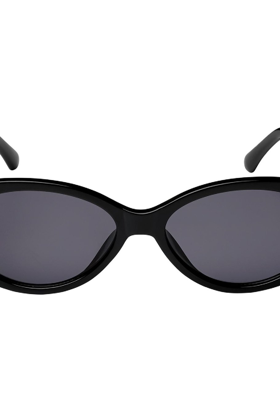 Ovale Sonnenbrille Schwarz Kunststoff One size Bild3