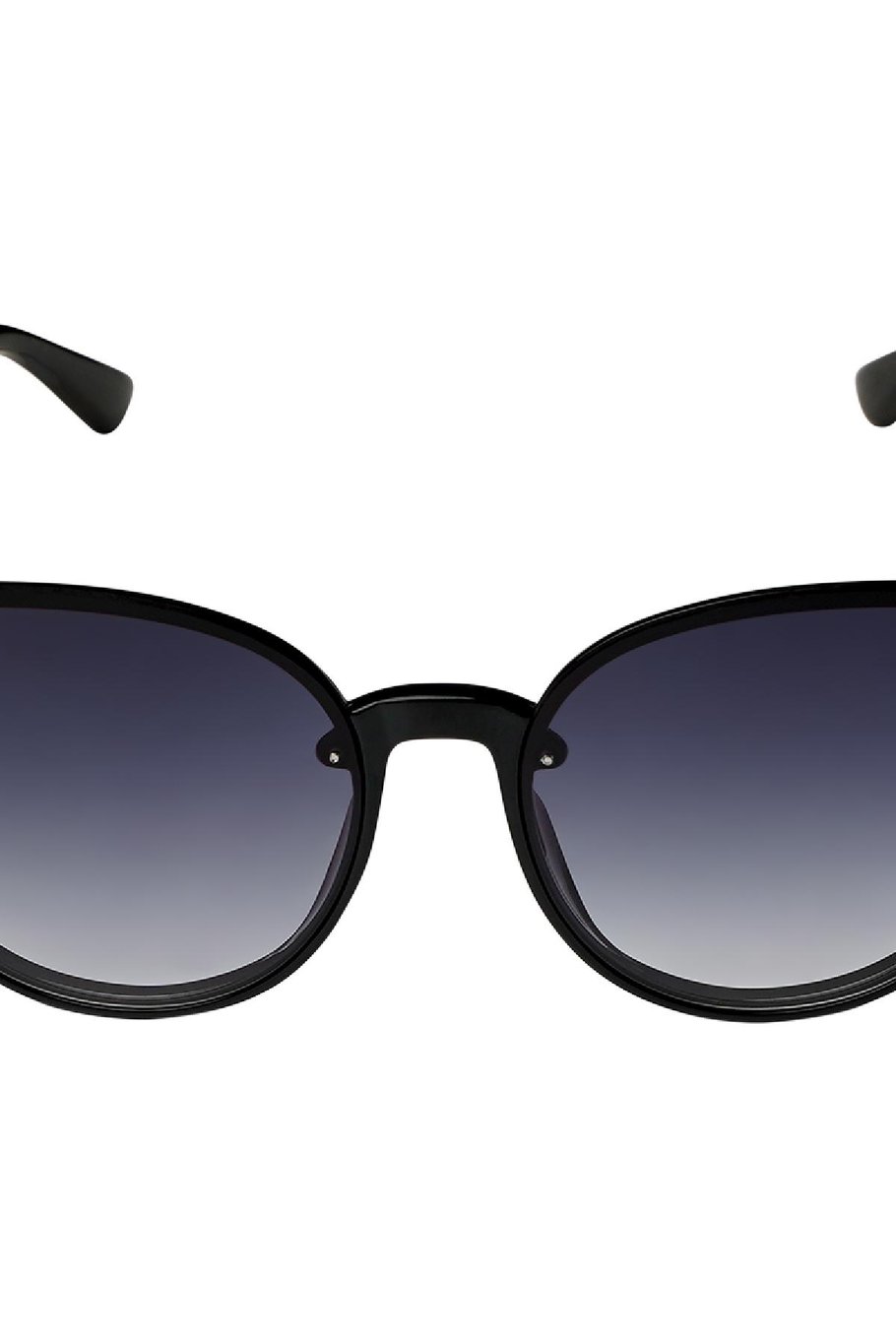 Cat eye zonnebril Zwart Plastic One size Afbeelding2
