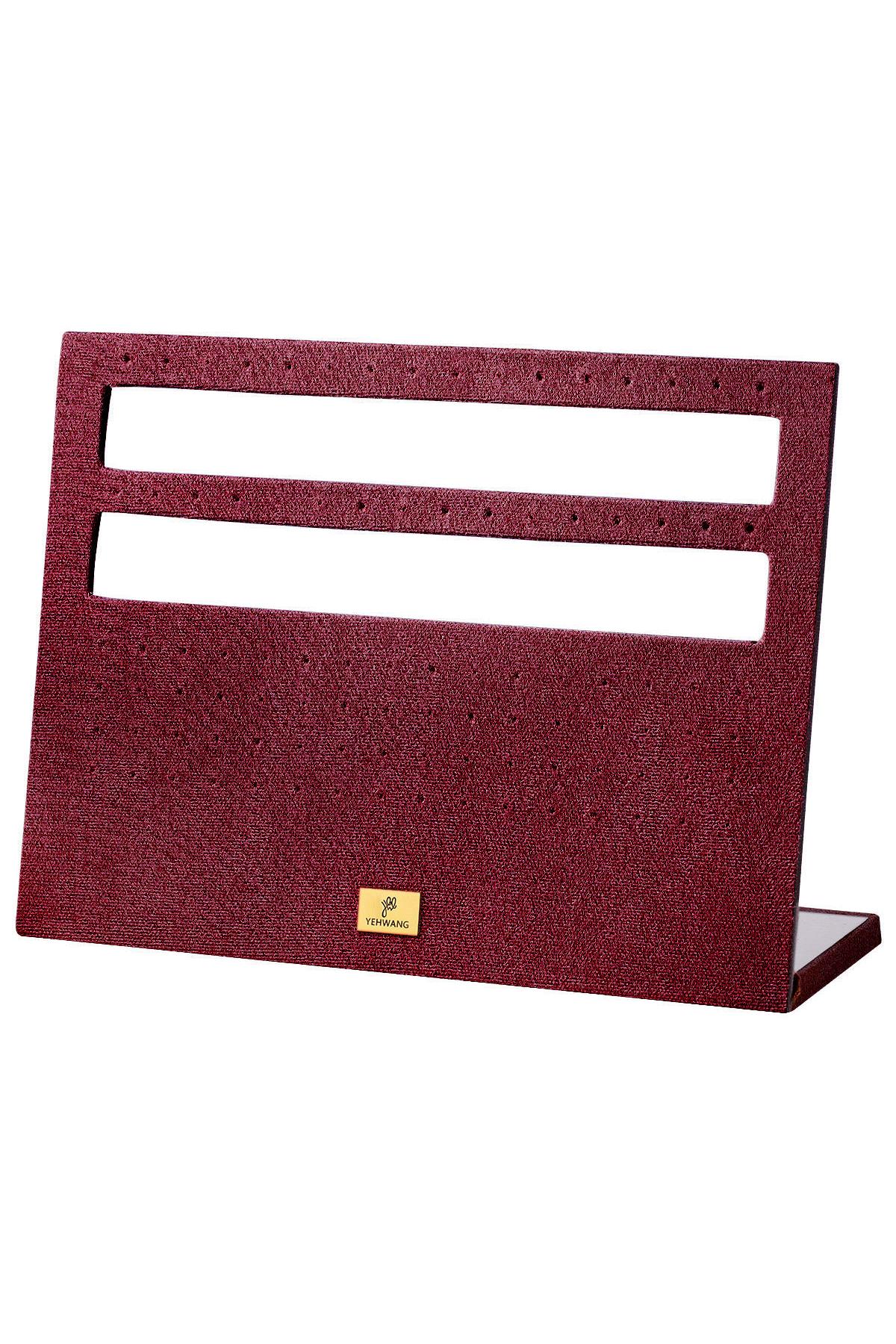 Earring display for 28 pairs Black Flannel