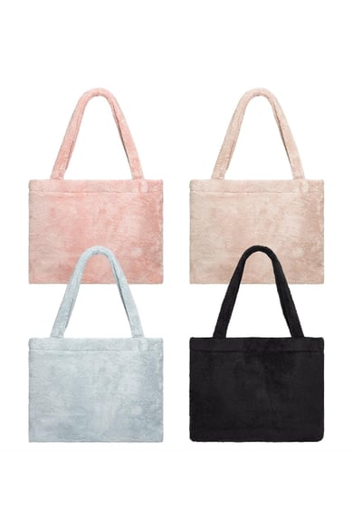 Badstof tas Grijs Polyester h5 Afbeelding3