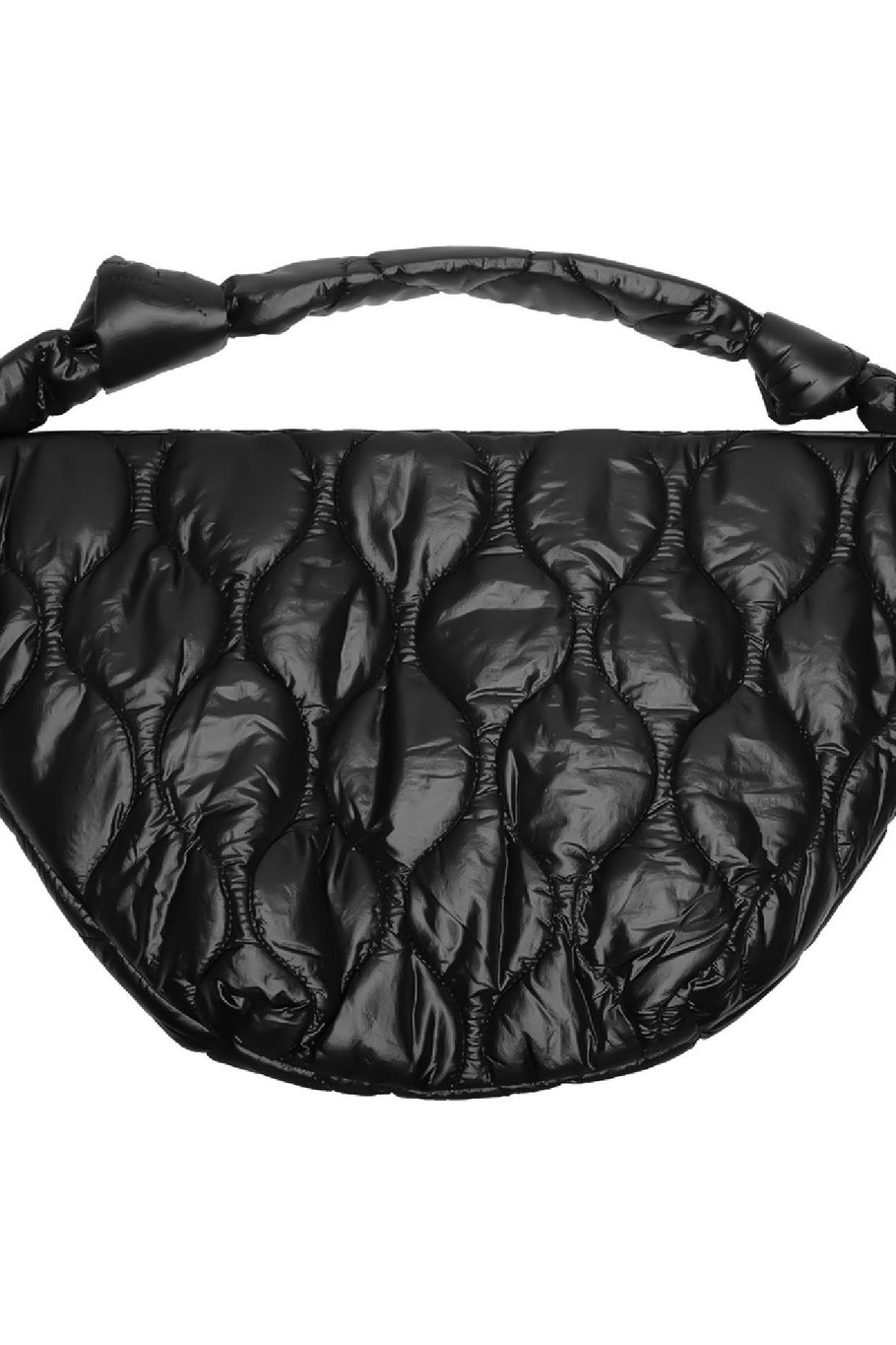 Padded shoulder bag Black Polyester h5Picture4