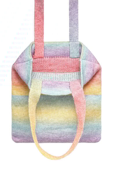 Sfumature ombre borsa di stoffa Multi Acrylic h5 Immagine4
