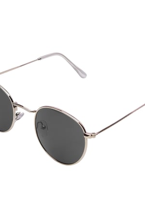 Sunglasses with thin frame Grey & Gold Color Metal One size h5 