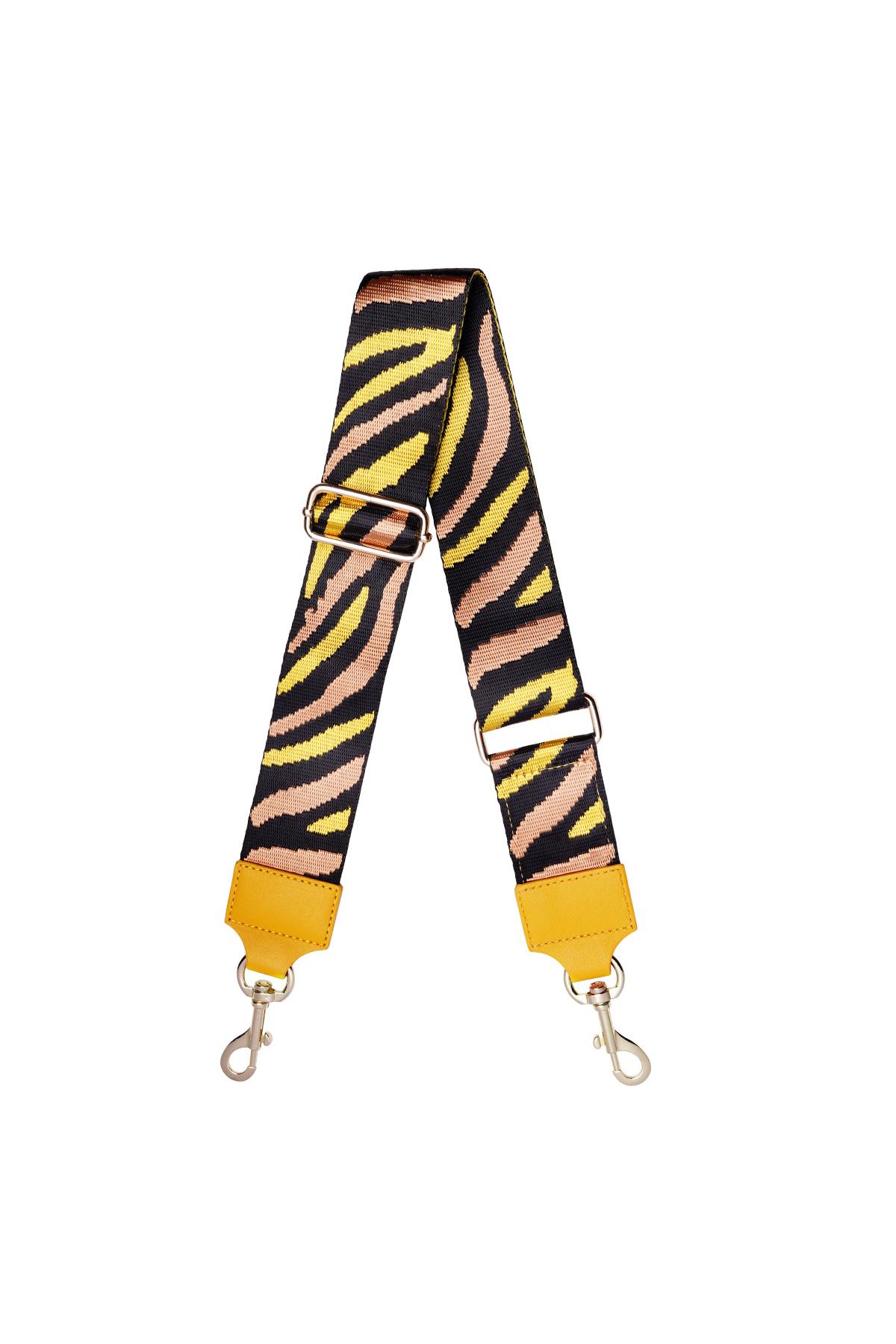 Bag strap Yellow Polyester