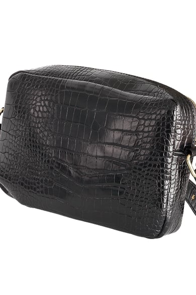 Bolso bandolera cocodrilo Plata Poliuretano h5 Imagen3