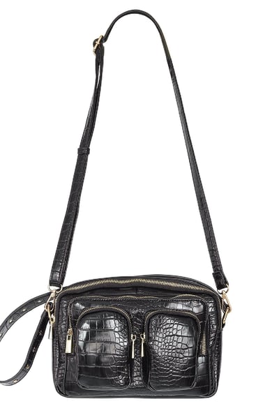 Bolso bandolera cocodrilo Plata Poliuretano h5 Imagen5