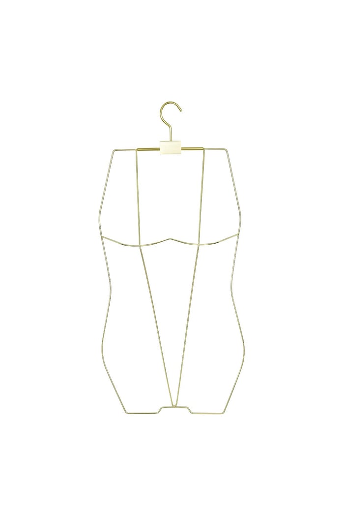 Clothing hanger swimwear Gold color 