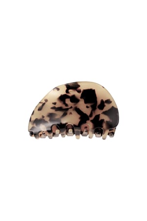 Hair clip abstract shape Beige Sheet Material h5 