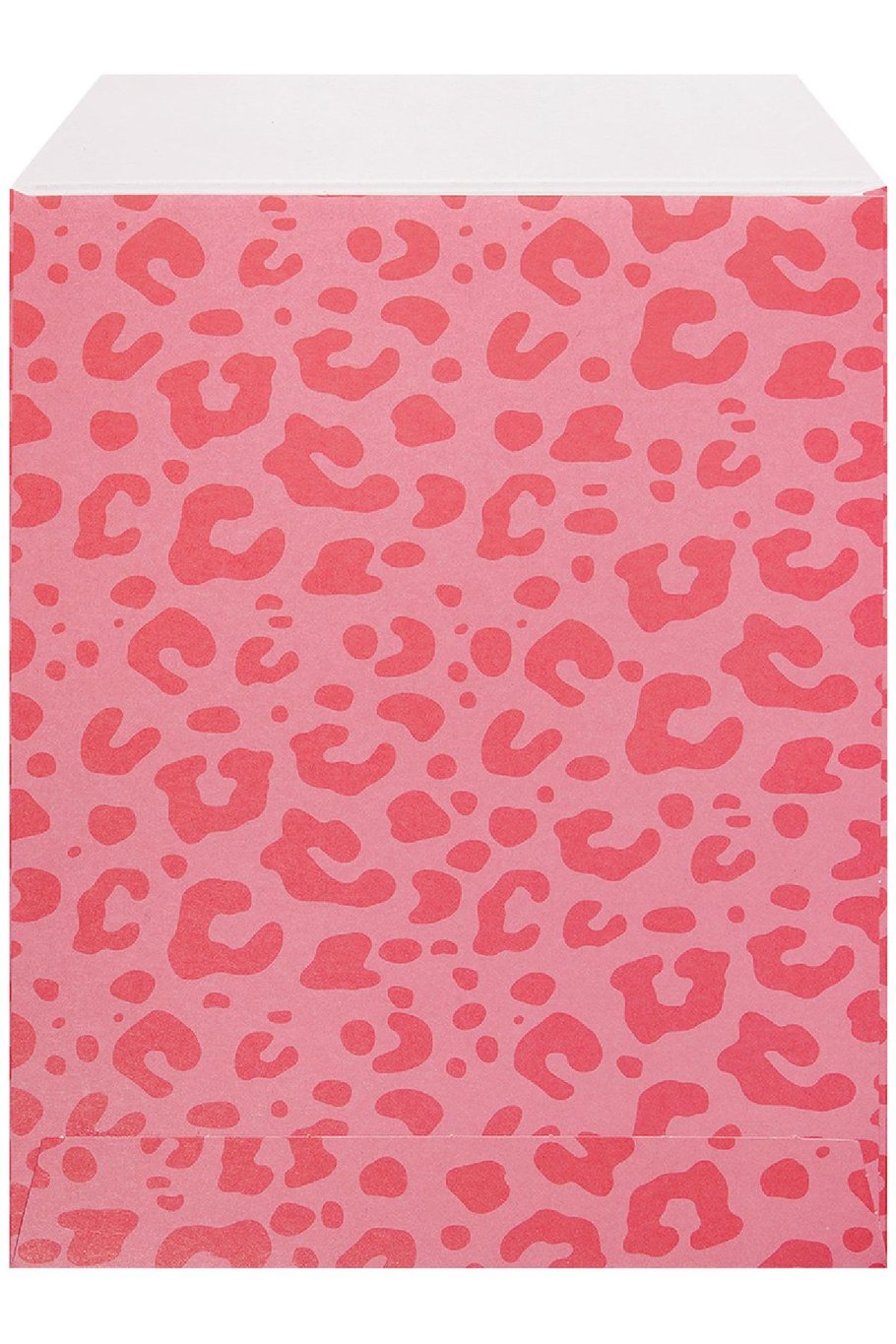 Paper bag with leopard print large Red h5Picture2