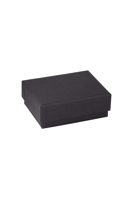 Jewelery box with loose lid Black Paper 2