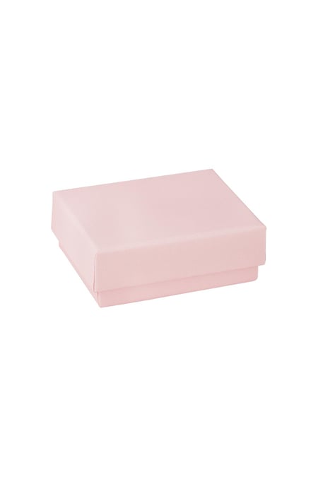 Jewelery box with loose lid Pink Paper 2