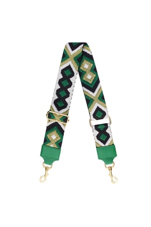 Bag strap aztec Green Polyester h5 