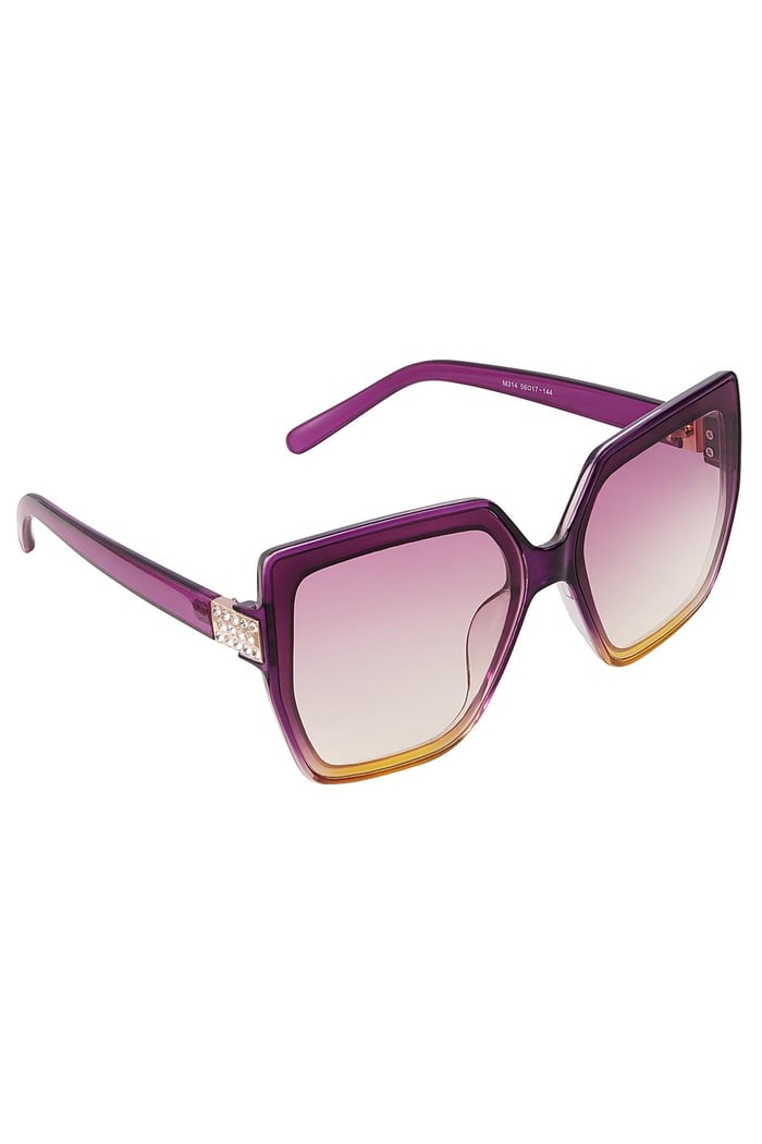 Big colourful sunglasses Fuchsia PC One size 