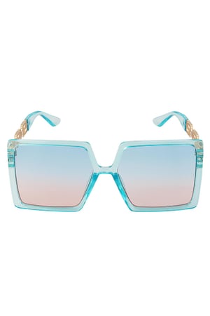 Square sunglasses Blue PC One size h5 Picture3