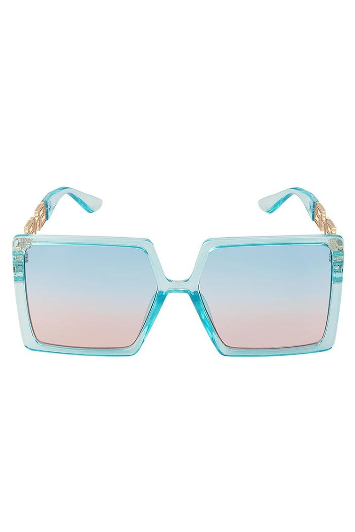 Square sunglasses Blue PC One size Picture3