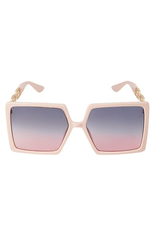 Square sunglasses Pink PC One size h5 Picture3