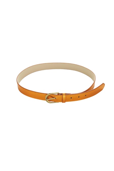 Belt metallic Orange PU 80 2