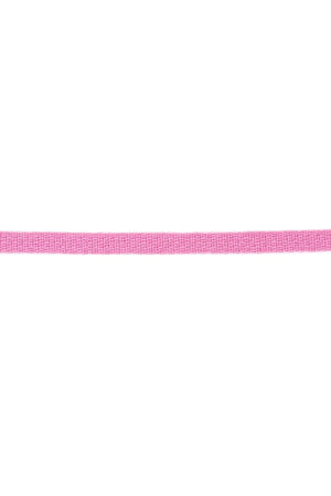 Bracelet ribbon solid color Pink Polyester h5 