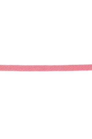 Bracelet ribbon solid color Baby pink Polyester h5 