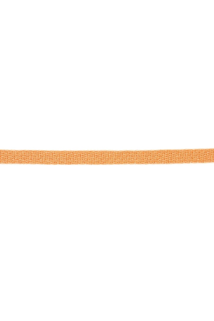 Armbandband einfarbig Orange Polyester 