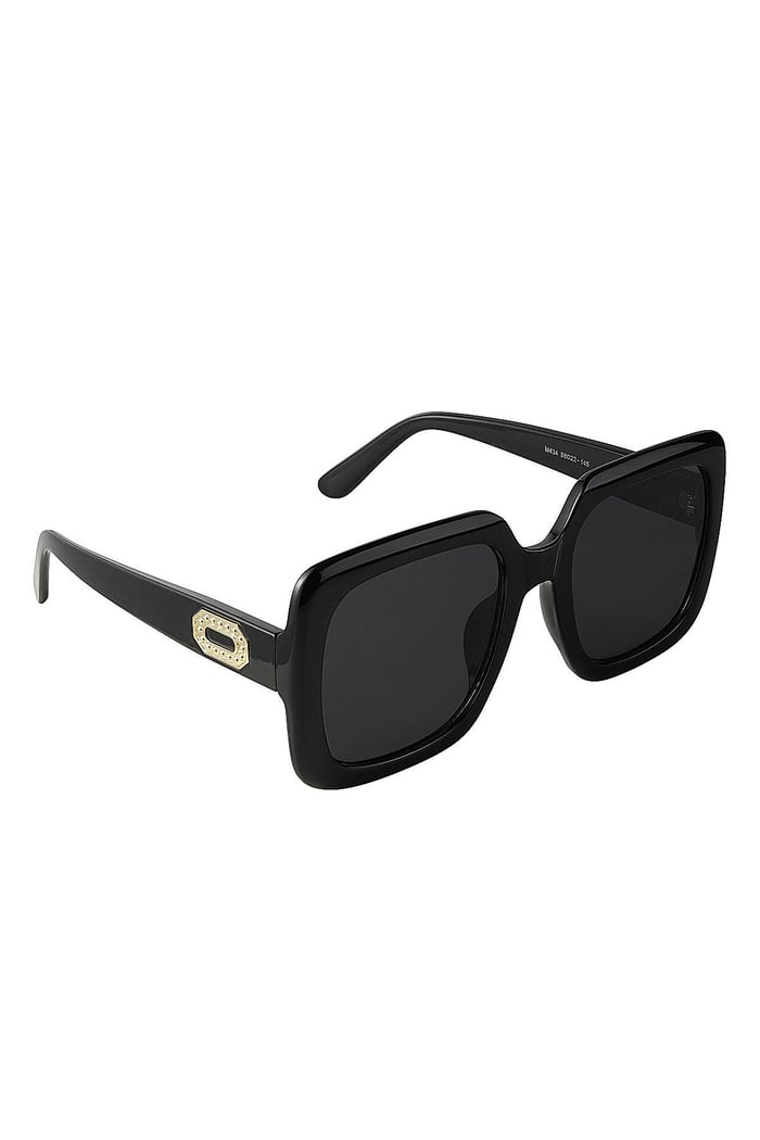 Sunglasses with logo Black PC One size 